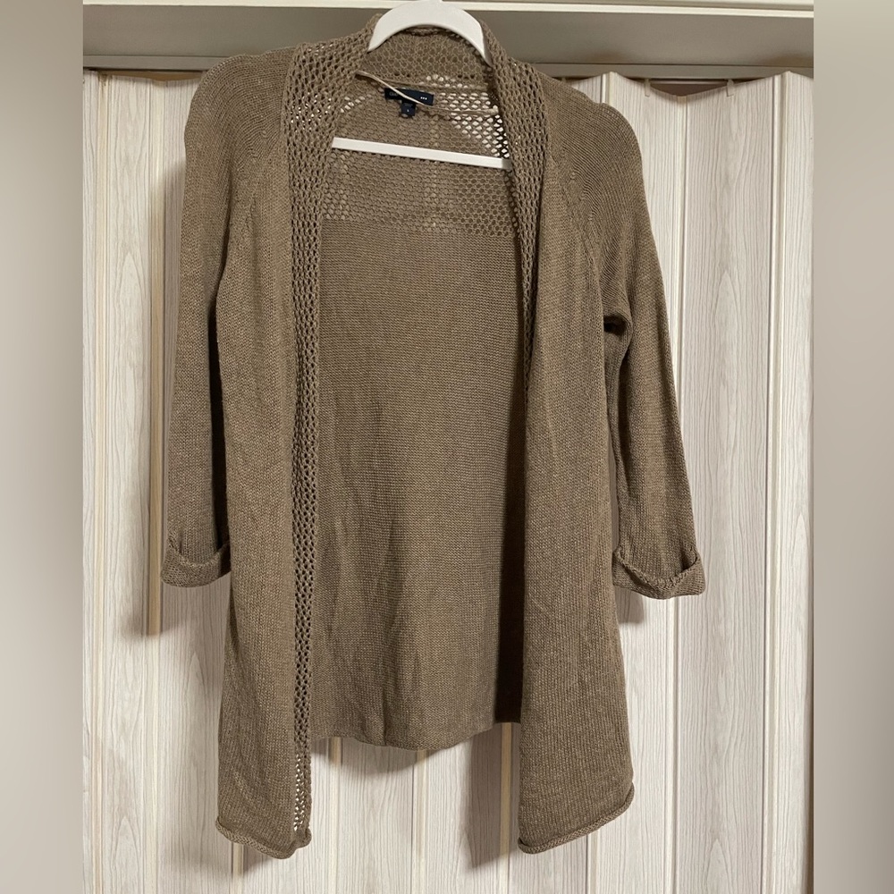 GAP 100% Cotton Brown Cardigan
